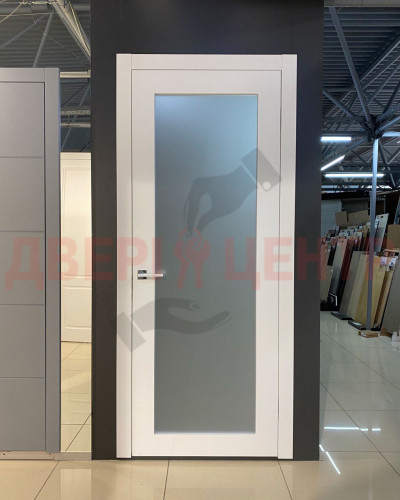 Класичні білі двері зі склом 2001-28 Класичні білі двері зі склом 2001-28