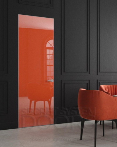 Двері прихованого монтажу глянець